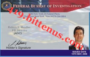FBI ID CARD